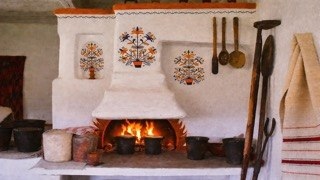 Будівництво печей, камінів, пічних комплексів з розписом фото